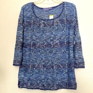 Laura Scott 3/4 Sleeve Sweater Size M